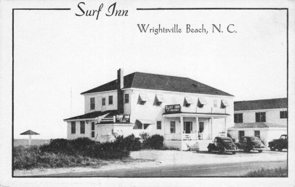 Wrightsville Beach North Carolina Surf Inn Vintage Postcard AA102067