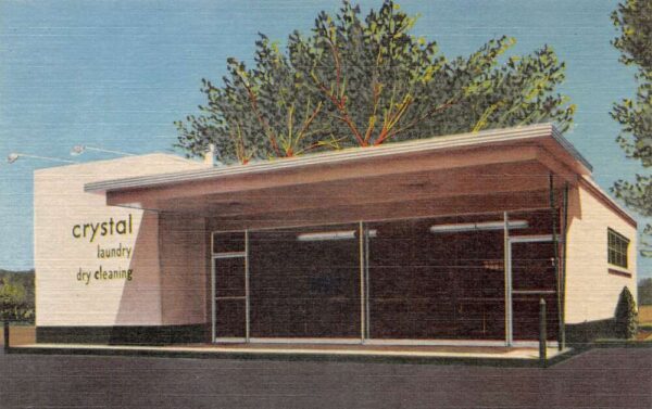 Toledo Ohio Crystal Laundry Dry Cleaning Vintage Postcard AA102079