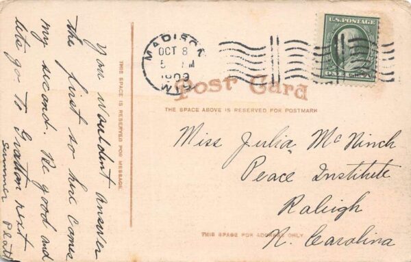 Madison Wisconsin Camp Randall, University Of Wisconsin, Vintage Postcard U23470 - Image 2