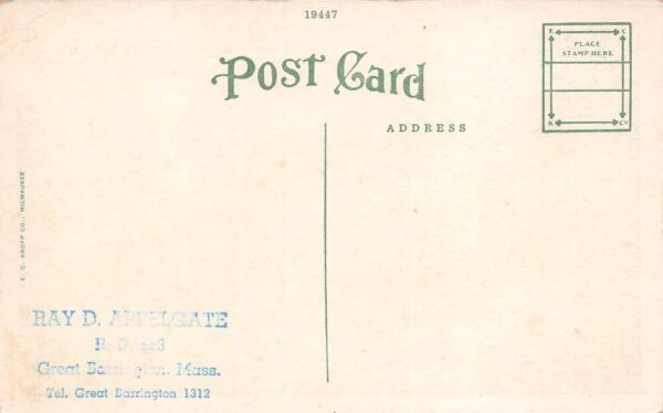 Greensville South Carolina Interurban Electric Railway, White Border, PC U23514 - Image 2