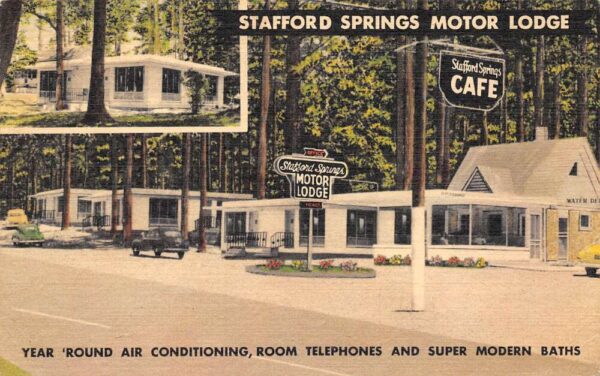 Stafford Springs Mississippi Stafford Springs Motor Lodge, Linen, PC U23554