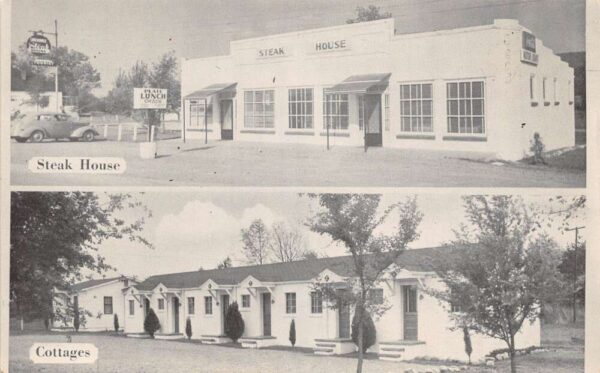 Chattanooga Tennessee Chilhowee Steak House & Motel, Vintage Postcard U23558