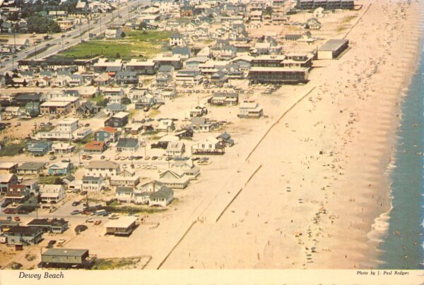 Dewey Beach Delaware Continental Size Aerial View Of Dewey Beach, PC U23612