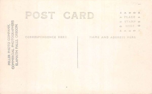 Klamath Falls Oregon White Pelican Hotel Real Photo Vintage Postcard AA102229 - Image 2