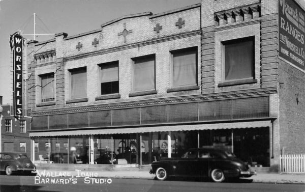 Wallace Idaho Worstells Dept Store Real Photo Vintage Postcard AA102233