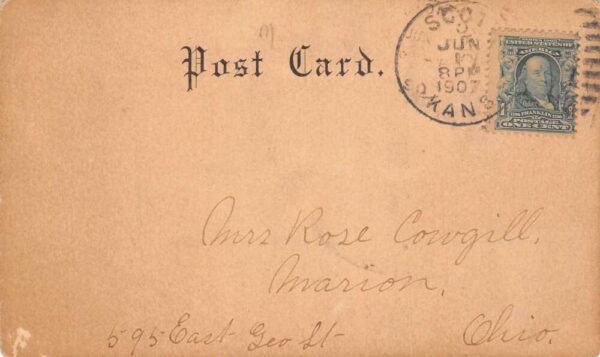 Garden City Kansas Sugar Factory Beet Dump Vintage Postcard AA102265 - Image 2