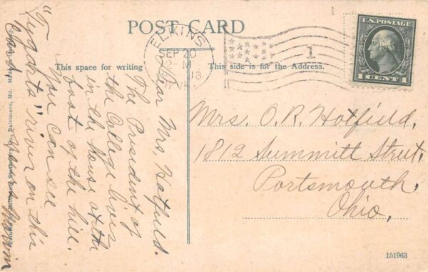 Elkins West Virginia Birds Eye View Vintage Postcard AA102291 - Image 2