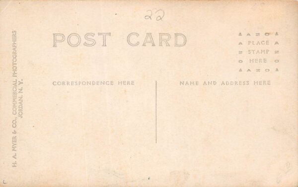 West Vienna New York The Mill, Real Photo, Vintage Postcard U23690 - Image 2