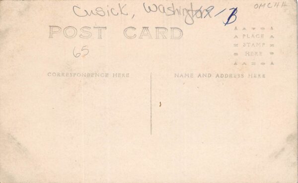 Cusick Washington Sawmill & Planing Mill, Phelps Lumber Co., RPPC U23692 - Image 2