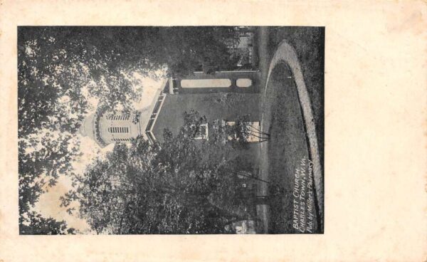Charles Town West Virginia Baptist Church Vintage Postcard AA102442