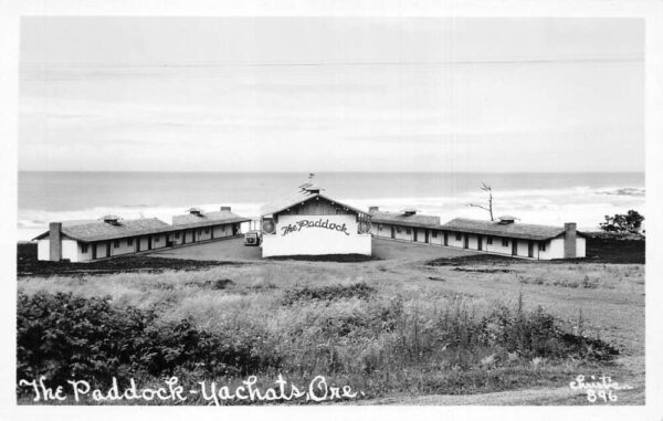 Yachats Oregon The Paddock Scenic View Real Photo Postcard AA102457