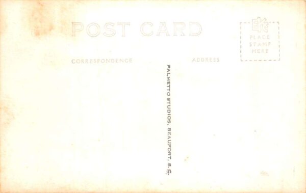 Beaufort South Carolina The Castle House Real Photo Vintage Postcard AA102461 - Image 2