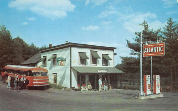 Lackawanna Trail Pennsylvania McGuires Store Bus Station Post Office PC AA102482