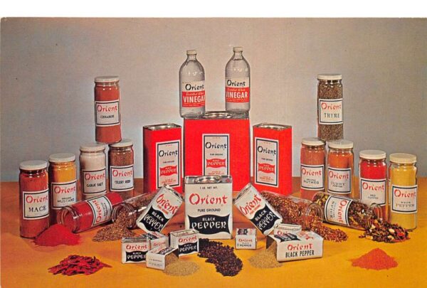 Charleston South Carolina Orient Spice Co Food Ad Vintage Postcard AA102490
