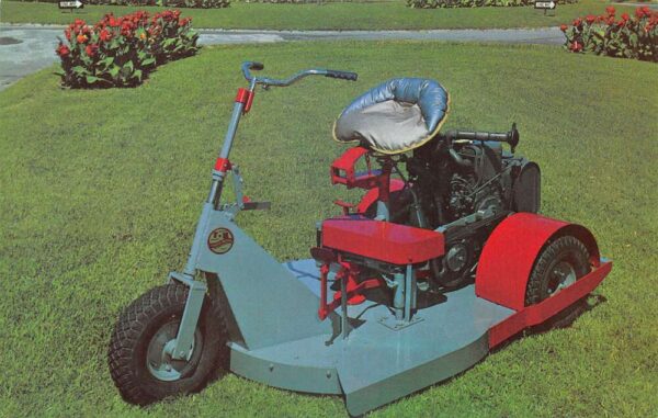 Cedar Point Kansas Heckendorn Law Mower Ad Vintage Postcard AA102491