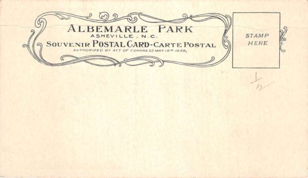 Asheville North Carolina Albemarle Park Western End Birds Eye View PC AA102507 - Image 2