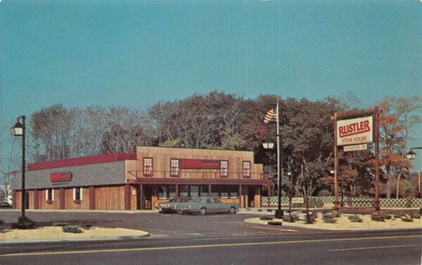 Eatontown New Jersey Rustler Steak House Vintage Postcard AA102512