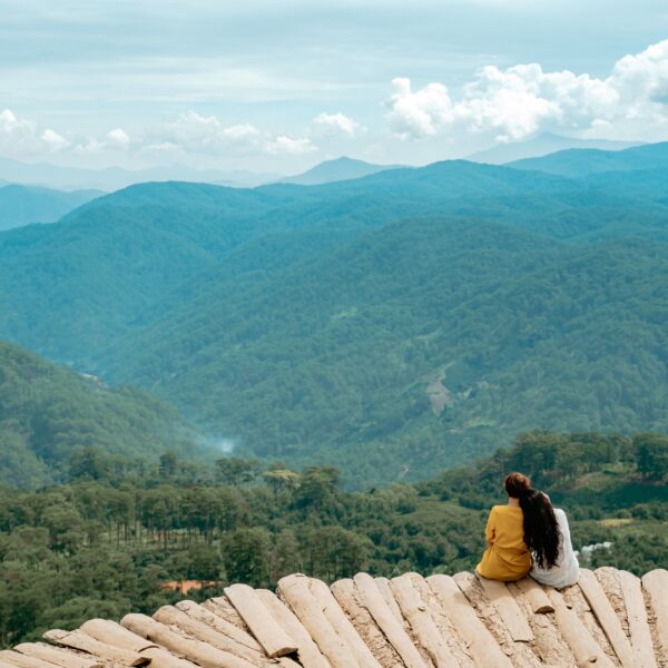 couple on mountain