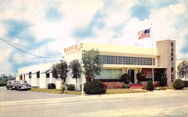 Miami Florida Barfield Instrument Corp Vintage Postcard AA86175