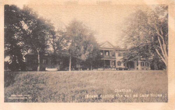 Fredericksburg Virginia Chatham Manor Lacy House Vintage Postcard AA86184