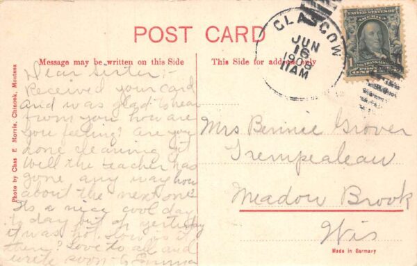 Montana Greetings Humor "Sunday School Class" Gambling Drinking PC AA86185 - Image 2