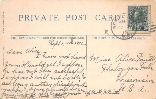 Springhill Nova Scotia Canada Springhill Collieries Factory Postcard AA86204 - Image 2