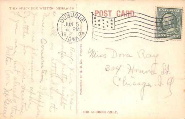 Dubuque Iowa Union Park The Loop and Station Vintage Postcard AA86205 - Image 2