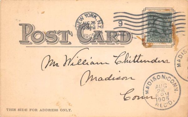 Greetings Angry Devil Humor Vintage Postcard AA86210 - Image 2