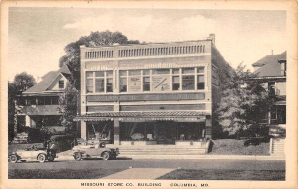 Columbia Missouri Missouri Store Co Building Vintage Postcard AA86224