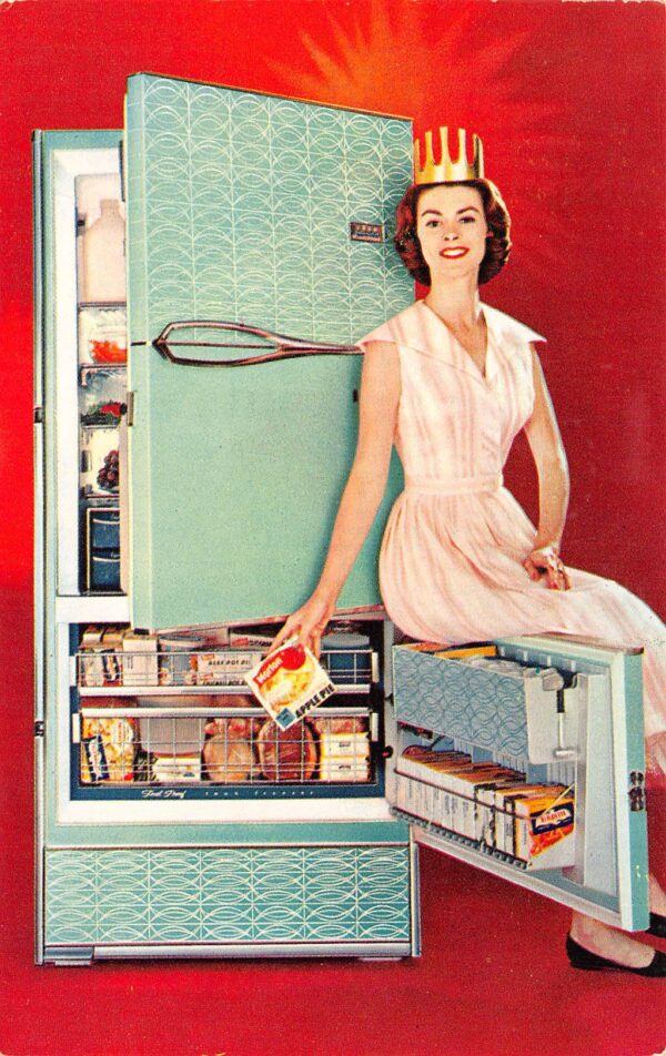 The New 1959 Frigidaire Frost Proof Refrigerator-Freezer, Vintage PC U20065