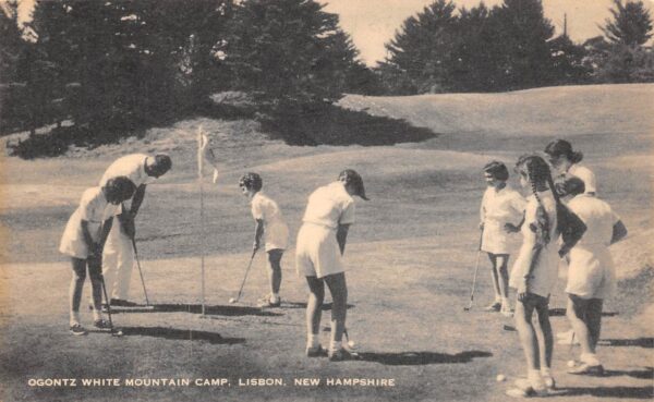 Lisbon New Hampshire Ogontz White Mountain Camp, B/W Photo Print, Pc U20079