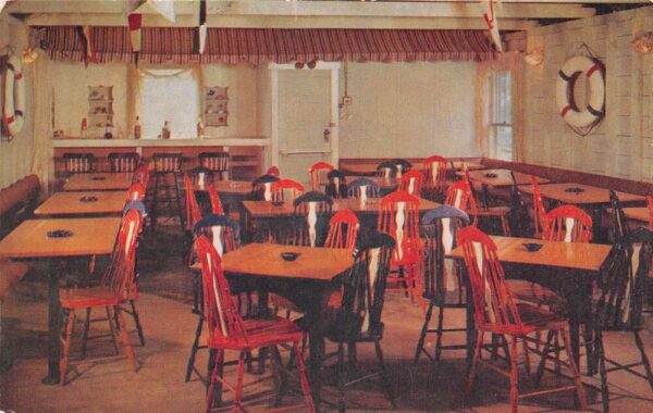 Eagle Bay New York Cliff House Marine Room Vintage Postcard AA86314