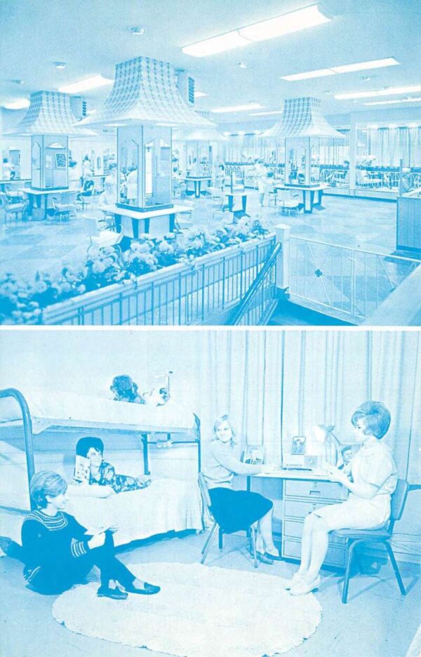Columbus Ohio Nationwide Beauty Academy Interior Vintage Non PC Back AA86318