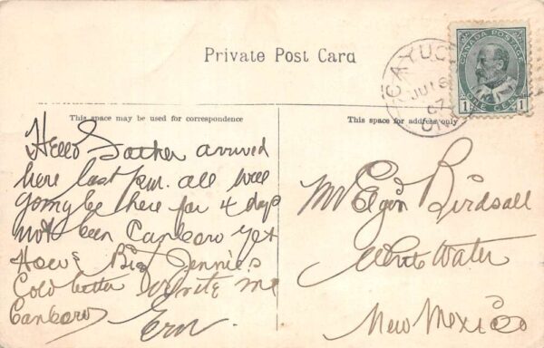 Cayuga Ontario Canada Cayuga Street West from Town Park Vintage Postcard AA86348 - Image 2