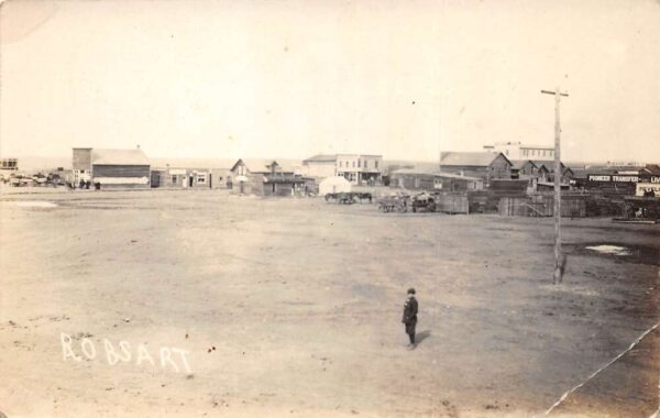 Robsart Canada Business District Birds Eye View Real Photo Postcard AA86454