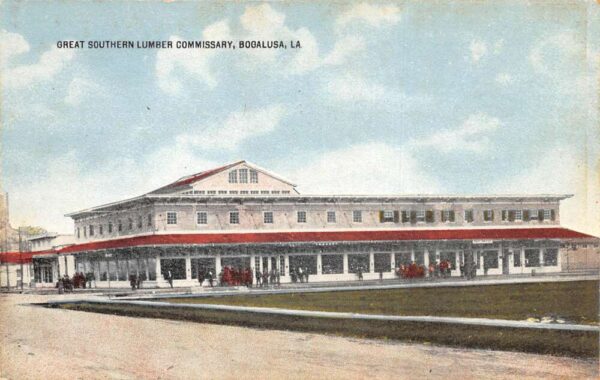Bogalusa Louisiana Great Southern Lumber Commissary Vintage Postcard AA86477