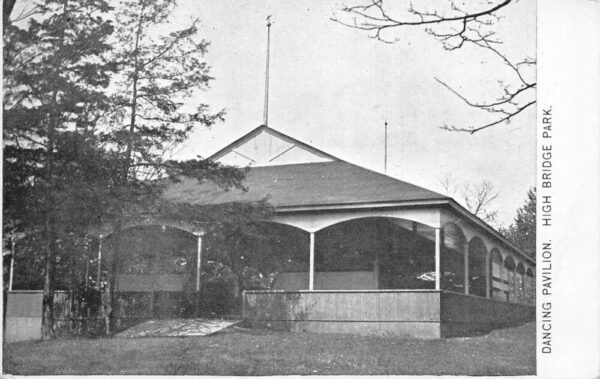 High Bridge Kentucky Dancing Pavilion Vintage Postcard AA86484