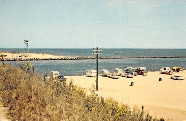 Indian River Inlet Delaware Trailer Park Vintage Postcard AA86510