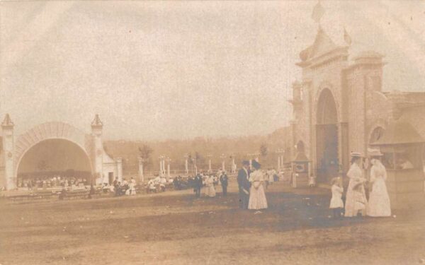 Arlington Virginia Washington Luna Park Bandstand Real Photo Postcard AA86610