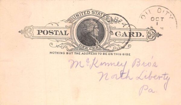 Oil City Pennsylvania Mimm and Reiter Confectionery Ad Postal PC AA86619 - Image 2
