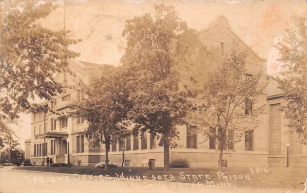 Stillwater Minnesota Warden's Office, Minnesota State Prison, RPPC U23940