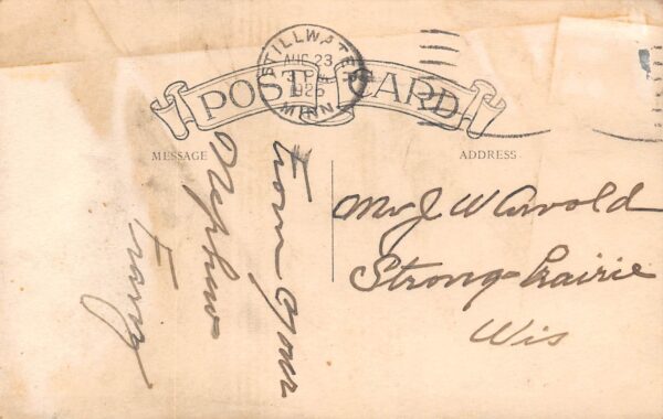 Stillwater Minnesota Warden's Office, Minnesota State Prison, RPPC U23940 - Image 2