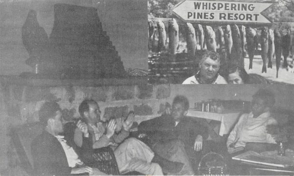 Lampson Wisconsin Whispering Pines Lodge, Non Postcard Back, Vintage PC U24118
