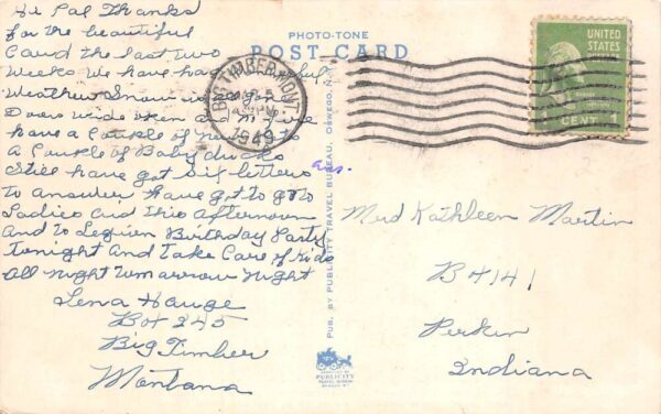 Waverly New York The Marilorn Barbecue and Cabins Coke Sign Postcard AA102798 - Image 2