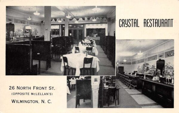 Wilmington North Carolina Crystal Restaurant Dining Room Interior PC AA102804