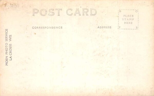 Waverly Minnesota Men in overalls with Baby Real Photo Vintage Postcard AA102820 - Image 2