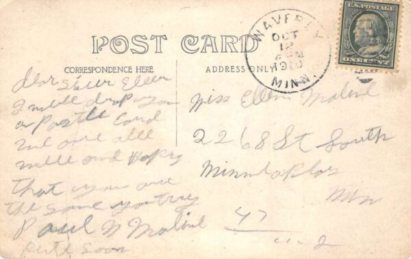 Reedsburg Wisconsin Country Club Real Photo Vintage Postcard AA102821 - Image 2