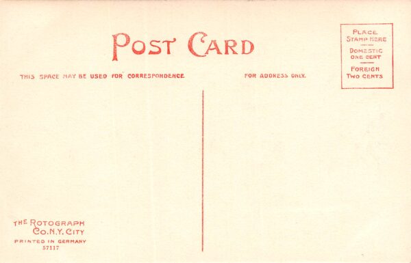 Lake George New York Battle Monument, Rotograph Co., Vintage Postcard U24173 - Image 2