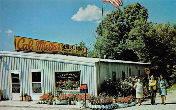 Richville Minnesota Cal Mielke's Store & Post Office, Chrome, PC U24222