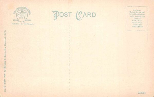 Mount Tramper New York Esopus Creek Canoeing Scenic View Postcard AA102847 - Image 2